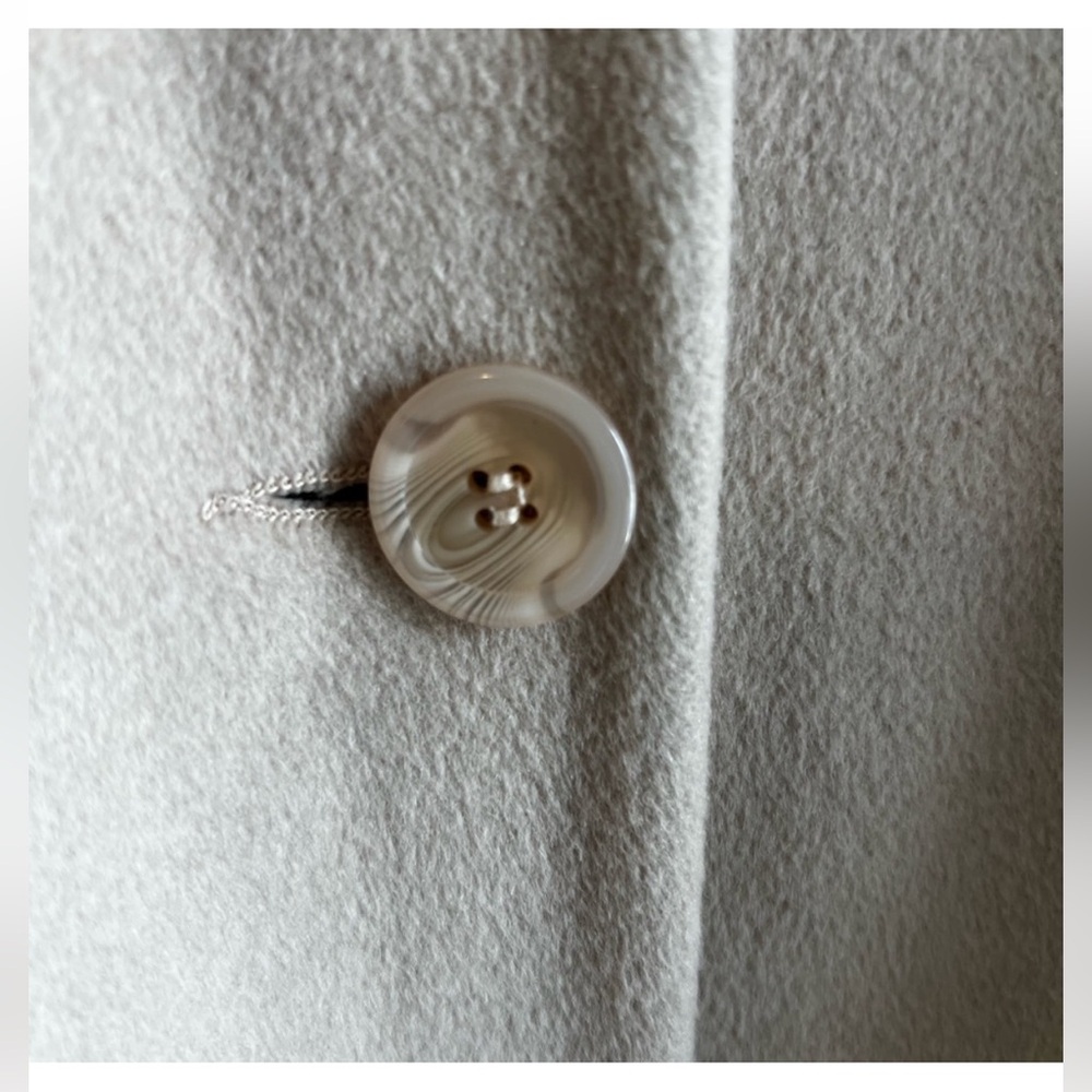 Vintage Talbots Tan Wool Trench Coat - Picture 4 of 8
